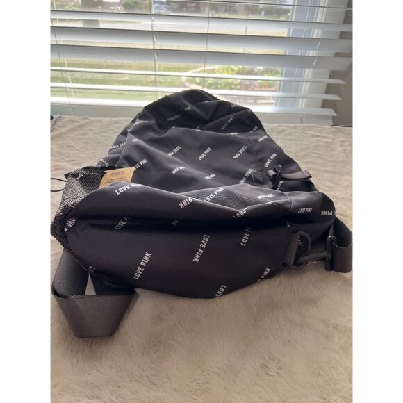 Convertible Campus Duffel Backpack Love Pink By Victorias Secret Black Durable & - Picture 5 of 10